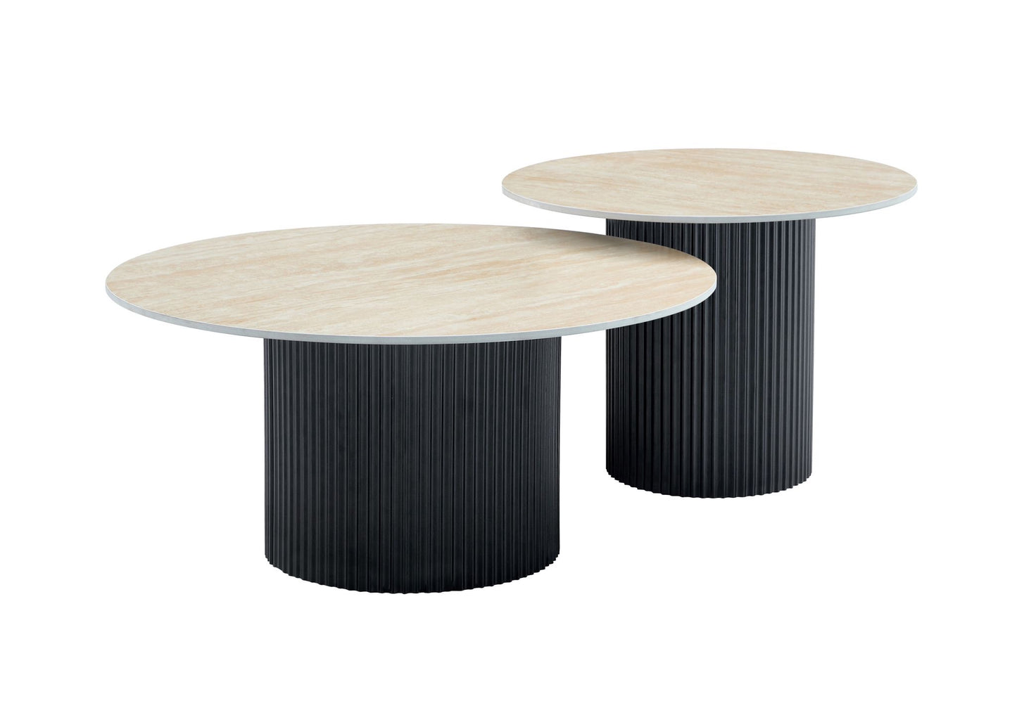 LOT DE 2 TABLES BASSES GIGOGNES « MINA »