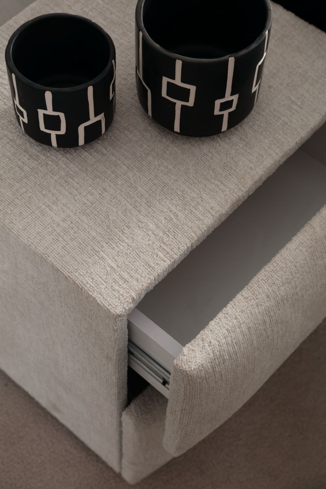LIT COFFRE « JADE » CHENILLE