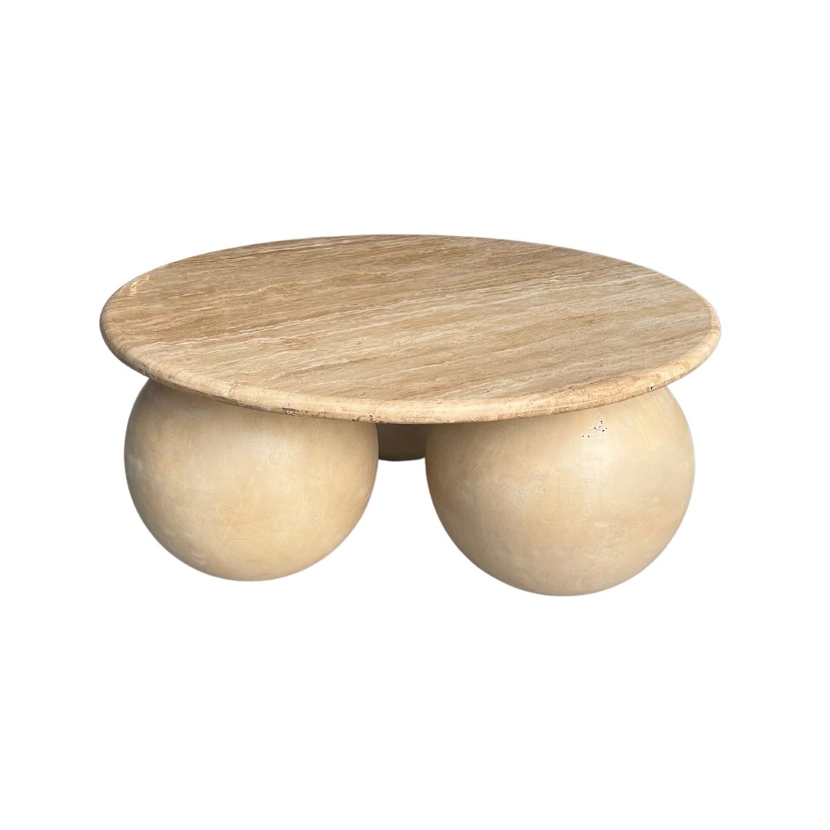 TABLE BASSE "BELA" TRAVERTIN