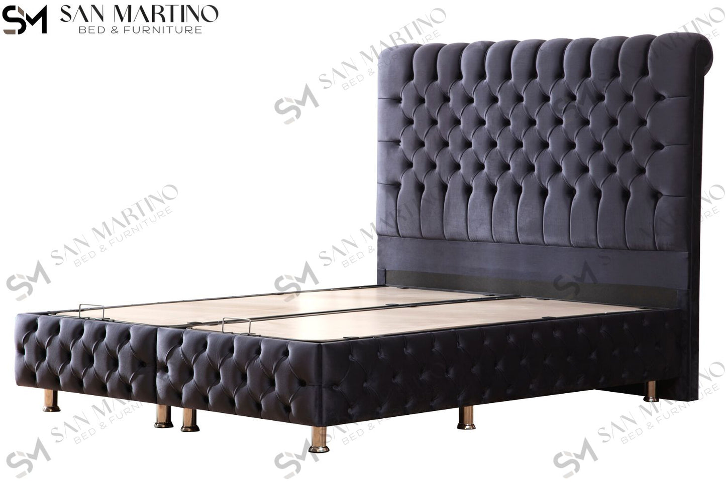 LIT COFFRE "LUNA' ANTHRACITE