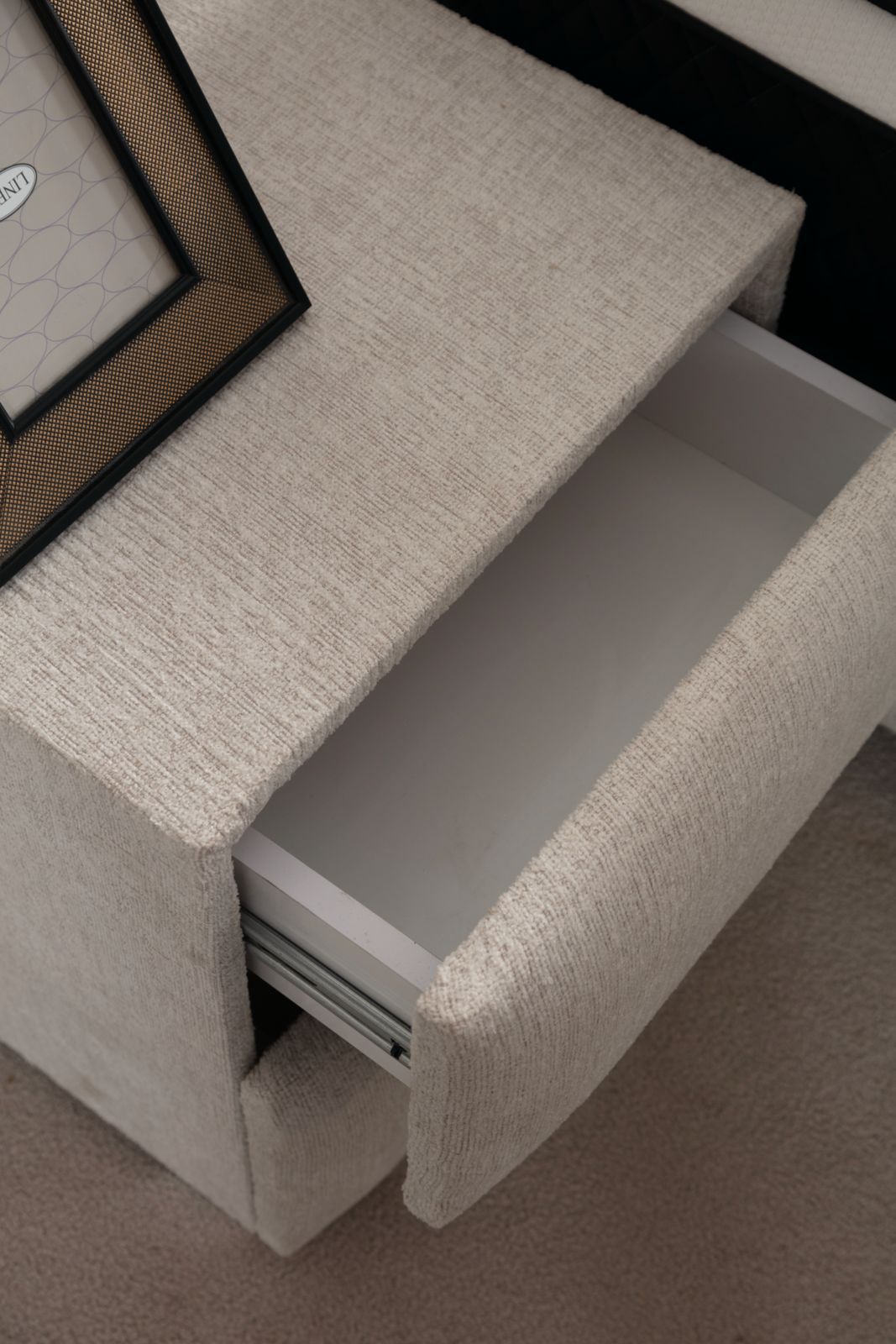 LIT COFFRE « JADE » CHENILLE
