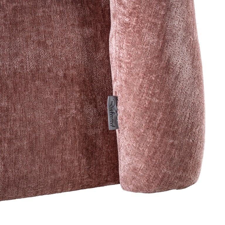FAUTEUIL "DANA" CHENILLE ROSE RICHMOND INTERIORS
