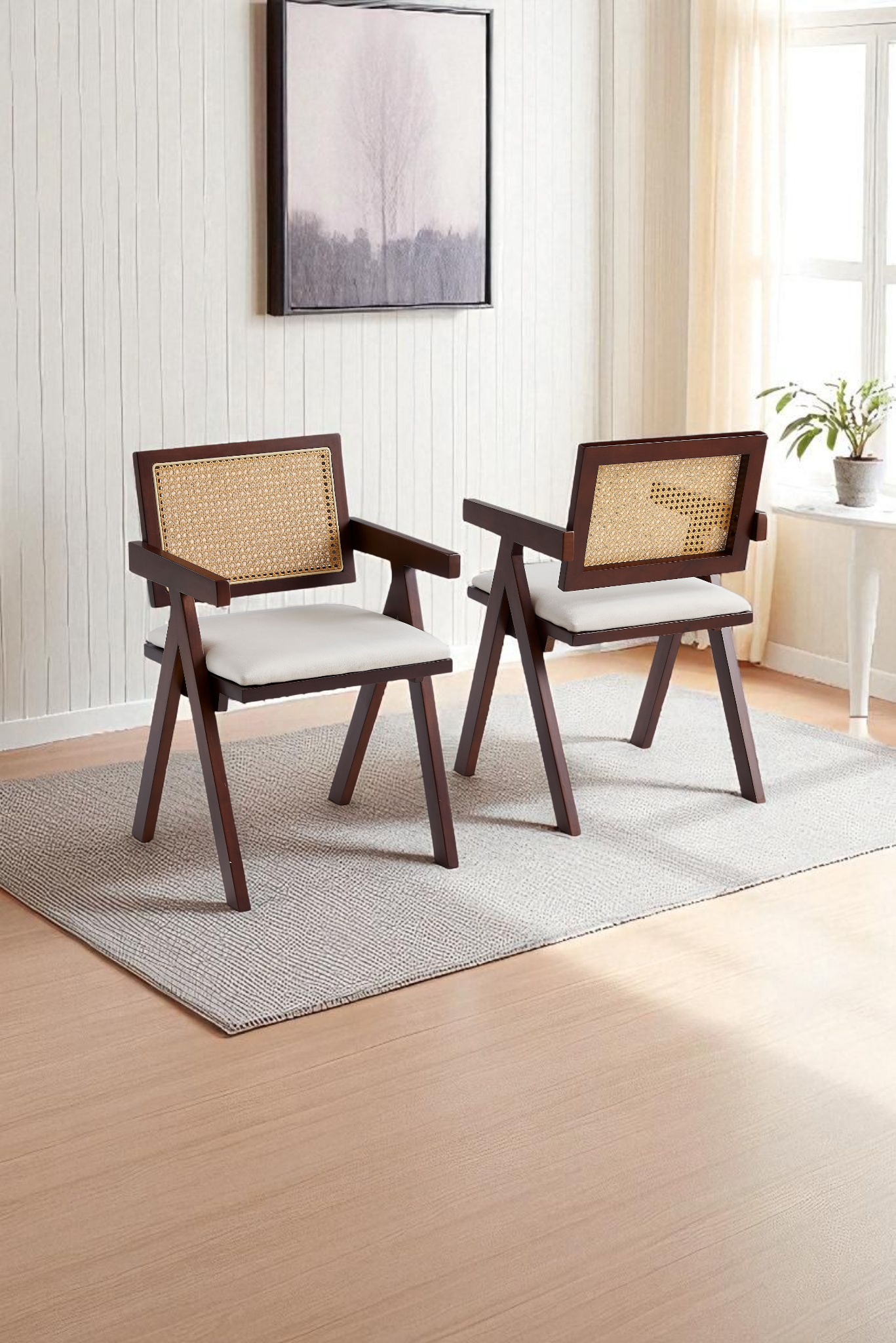 LOT DE 2 CHAISES « ROTINA »