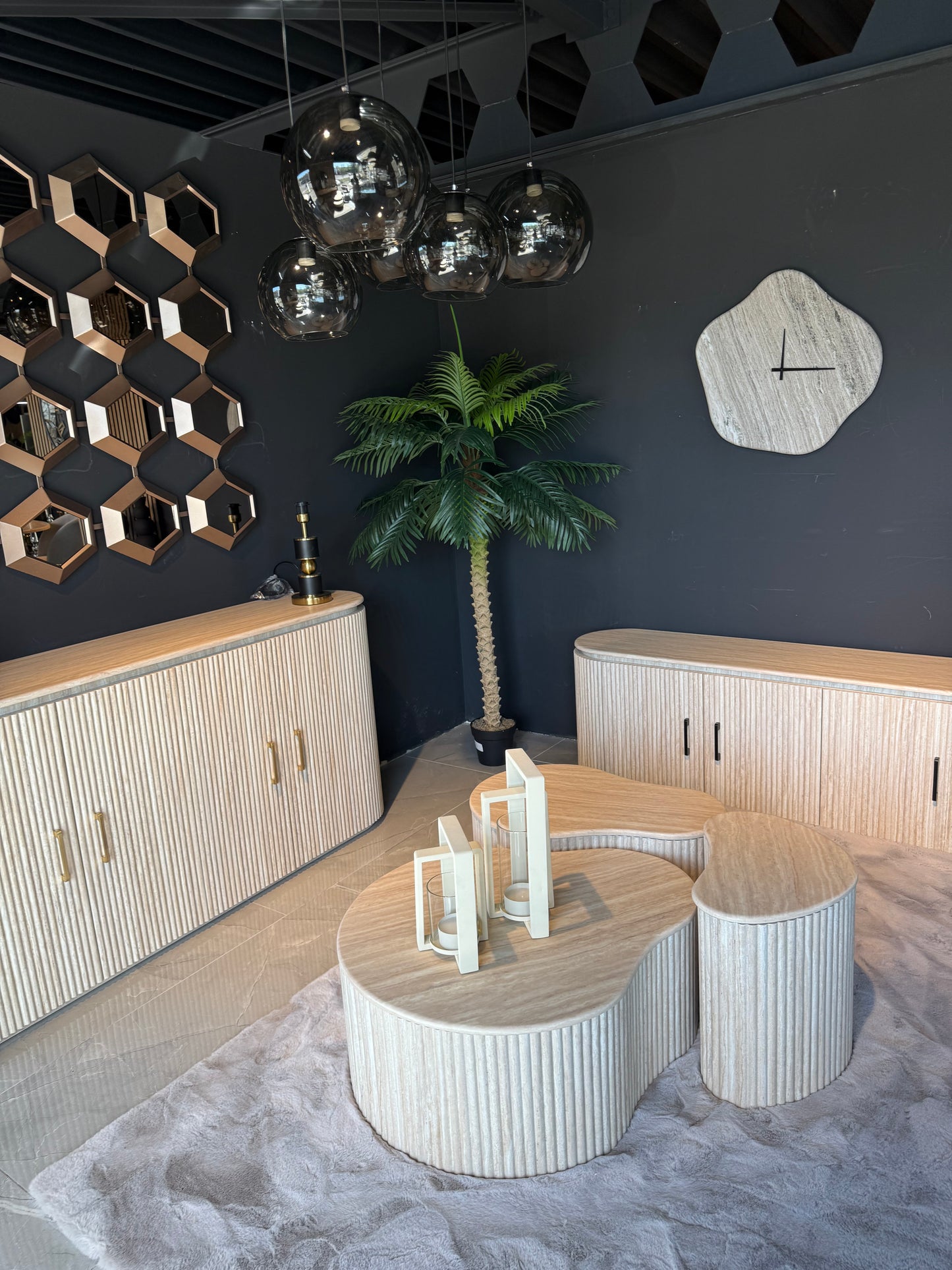 HORLOGE ORGANIC MARBRE