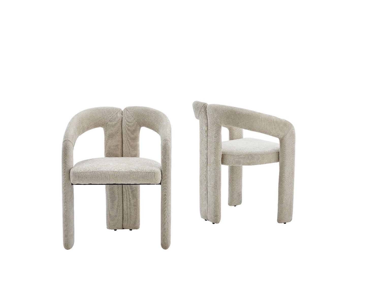 LOT DE 2 CHAISES « ONYX »
