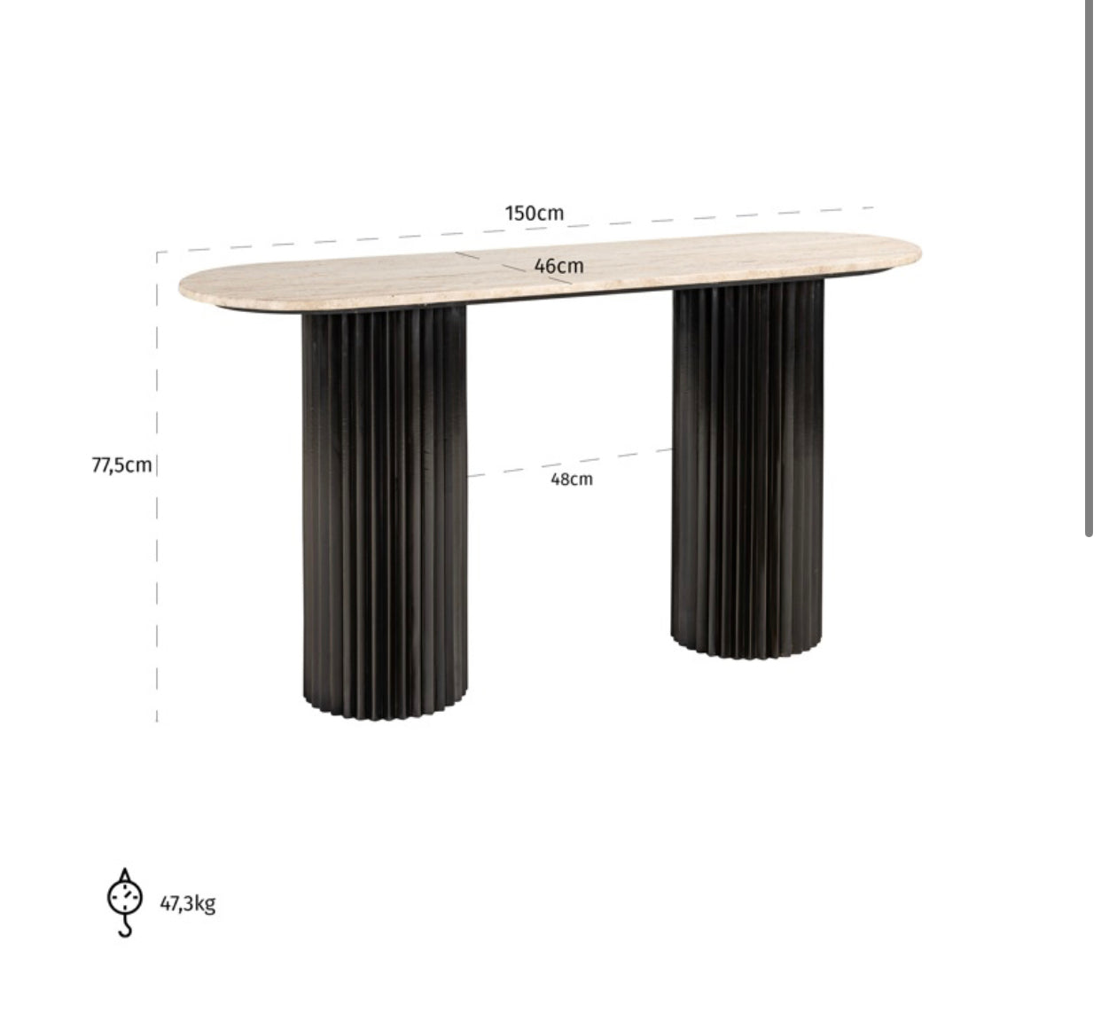 CONSOLE « HAMPTON »RICHMOND INTERIORS
