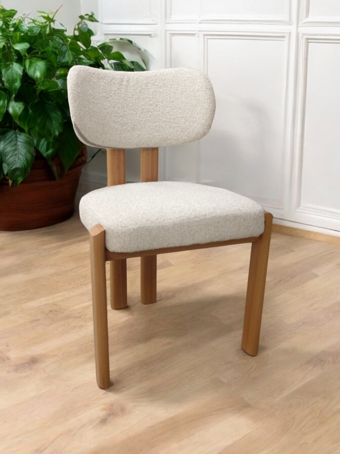 LOT DE 2 CHAISES « HERA » BROWN