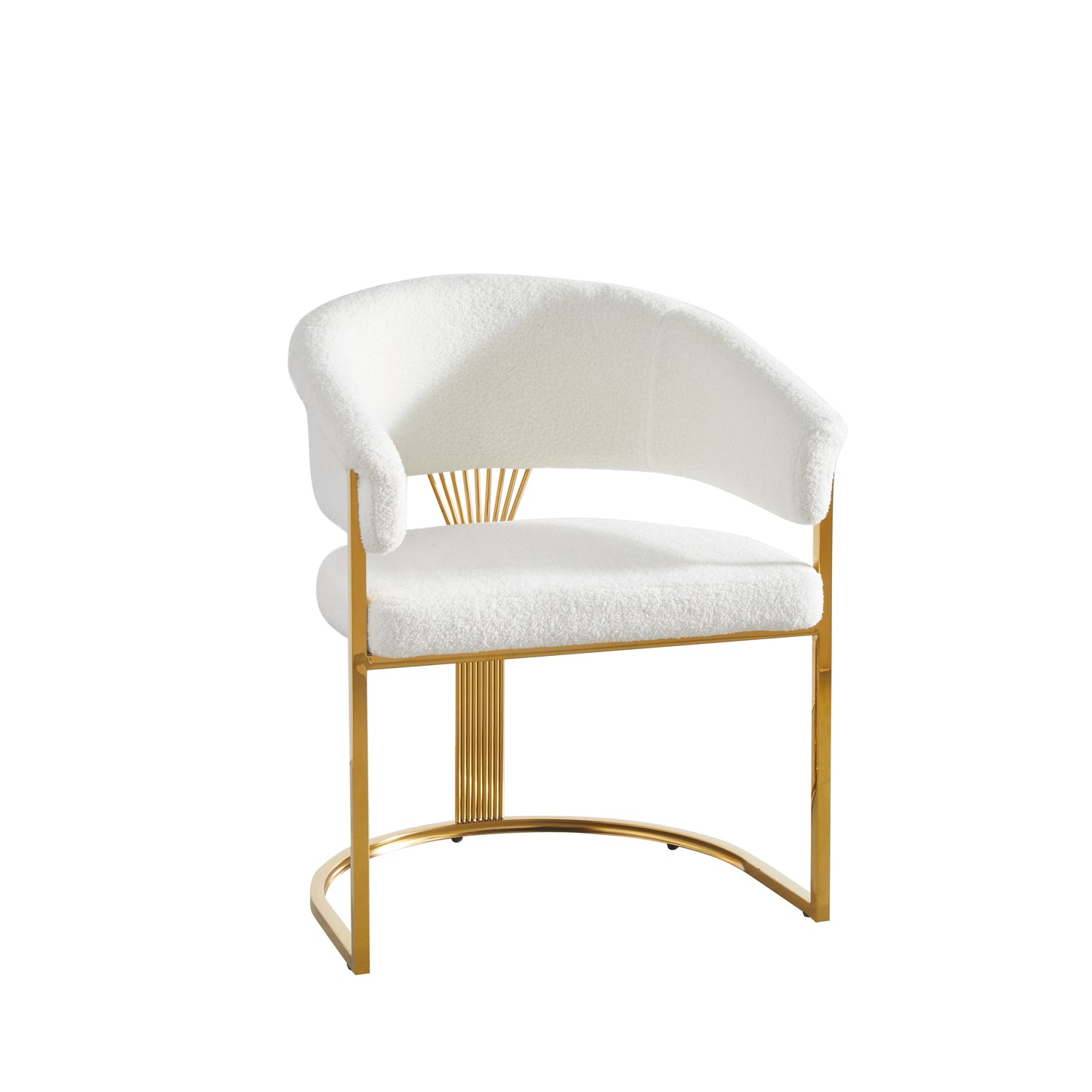 LOT DE 2 CHAISES "BRITANY » DORÉ OU ARGENTÉ