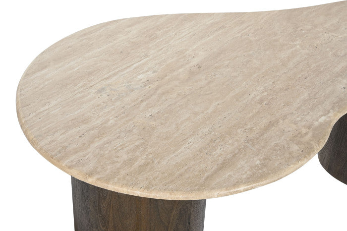 TABLE BASSE "LYNDA" TRAVERTIN
