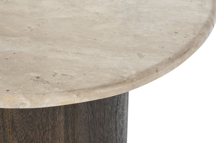 TABLE BASSE "LYNDA" TRAVERTIN