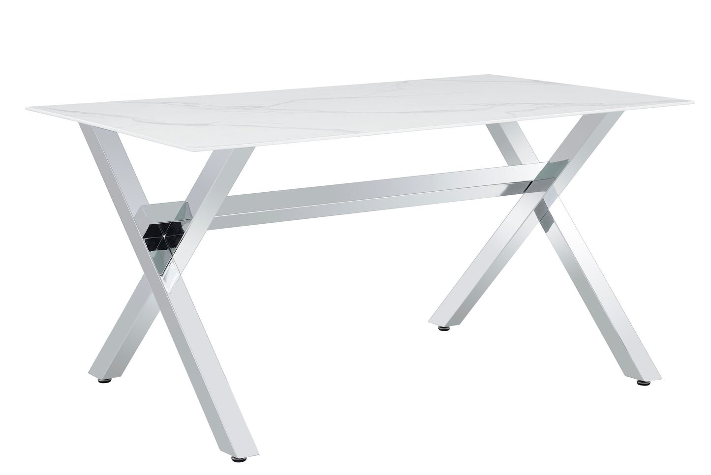 TABLE À MANGER « IXE » GOLD/SILVER