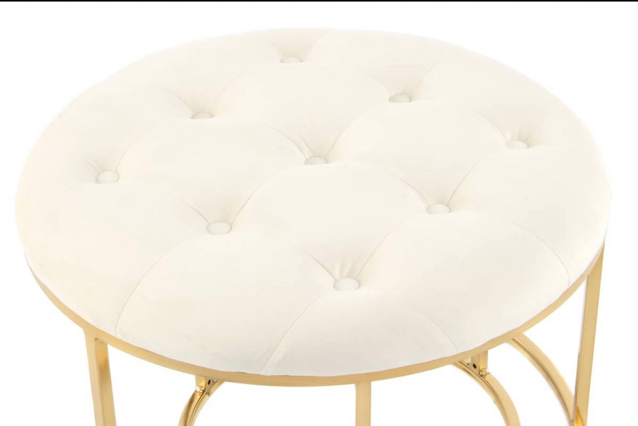 LOT DE 2 POUFS « LORIE »