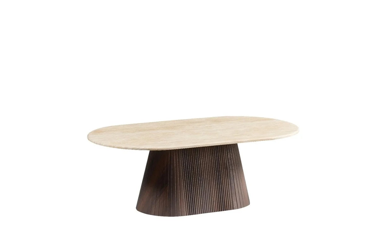 TABLE BASSE OVALE "KIMBERLY"
