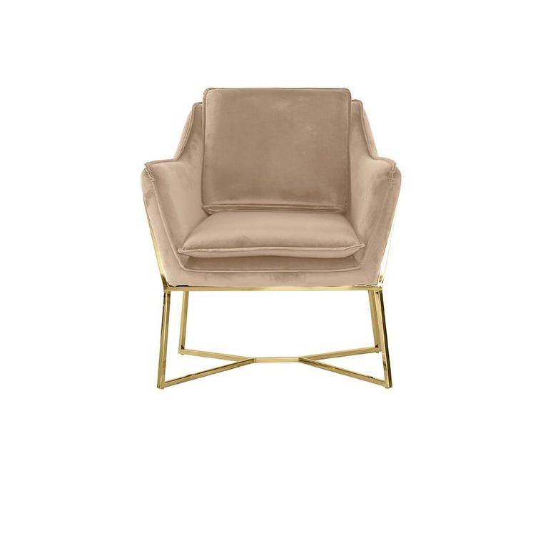 FAUTEUIL"FOGGIA" DORÉ