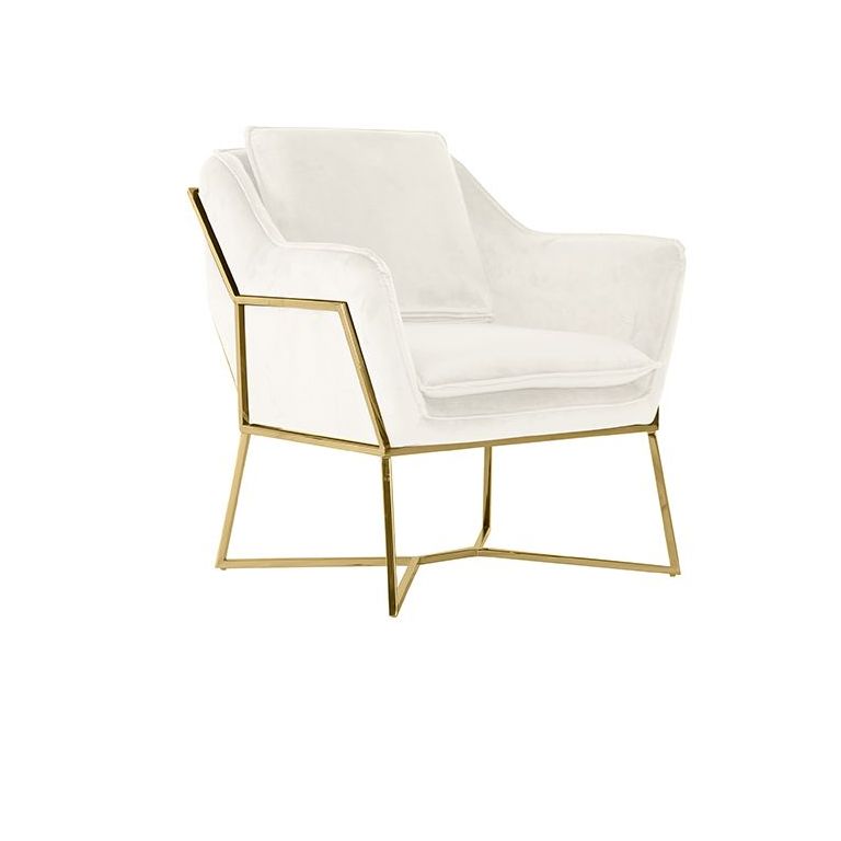 FAUTEUIL"FOGGIA" DORÉ