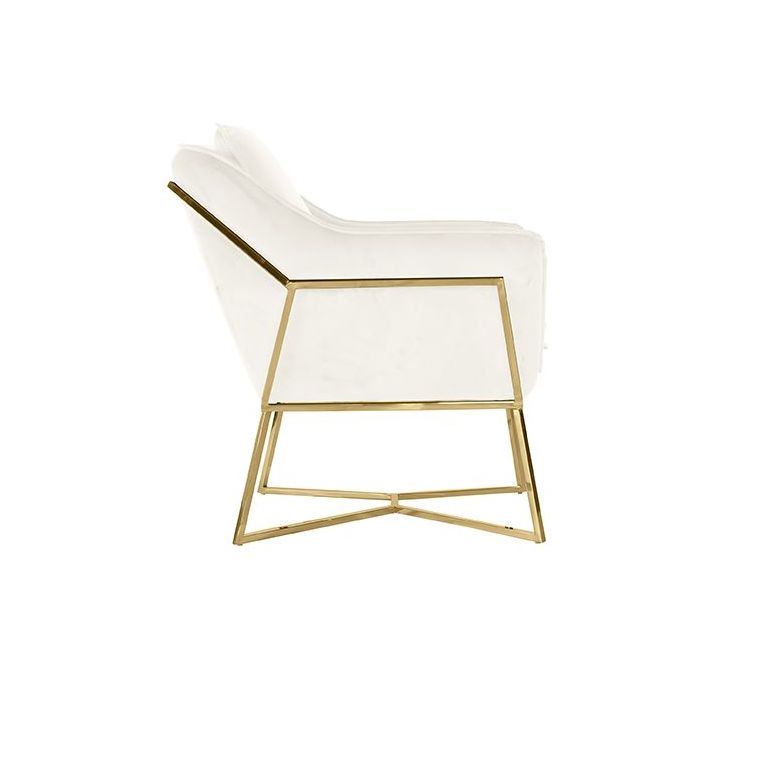 FAUTEUIL"FOGGIA" DORÉ