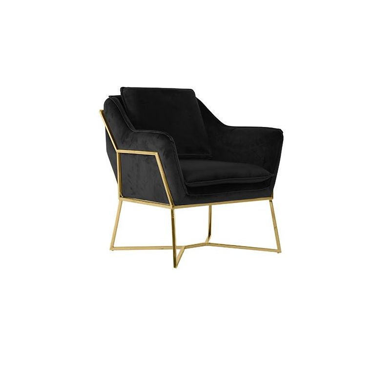 FAUTEUIL"FOGGIA" DORÉ