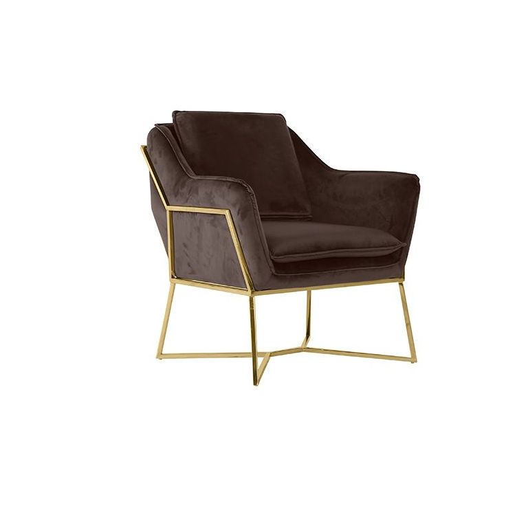 FAUTEUIL"FOGGIA" DORÉ