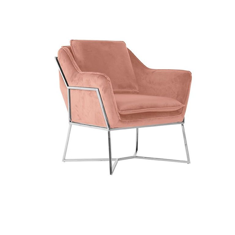FAUTEUIL "FOGGIA" ARGENTÉ