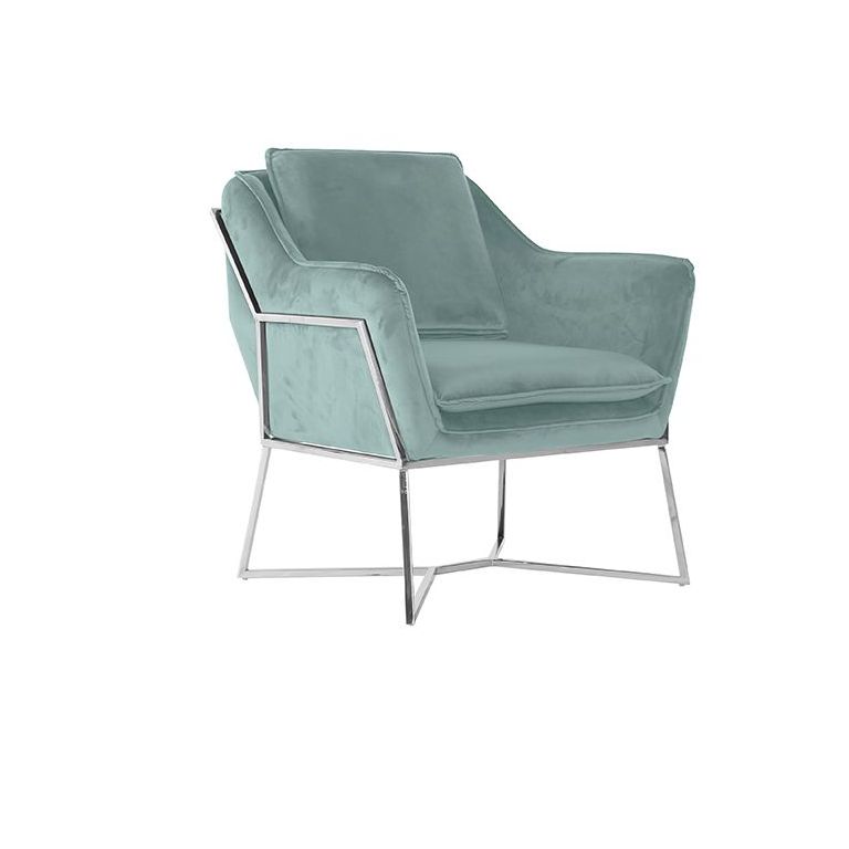 FAUTEUIL "FOGGIA" ARGENTÉ
