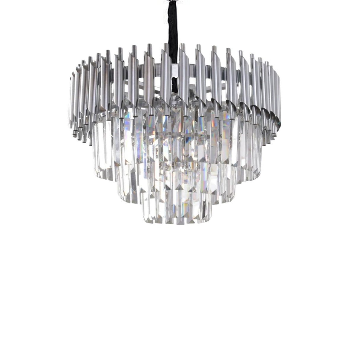 LUSTRE "HAMBURG" ARGENTÉ