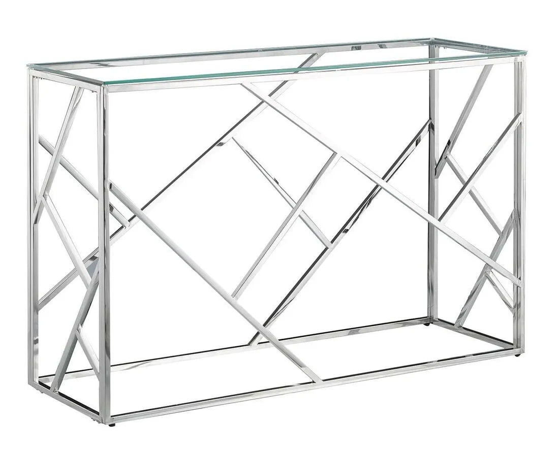 CONSOLE "GEOMAG" ARGENTÉ