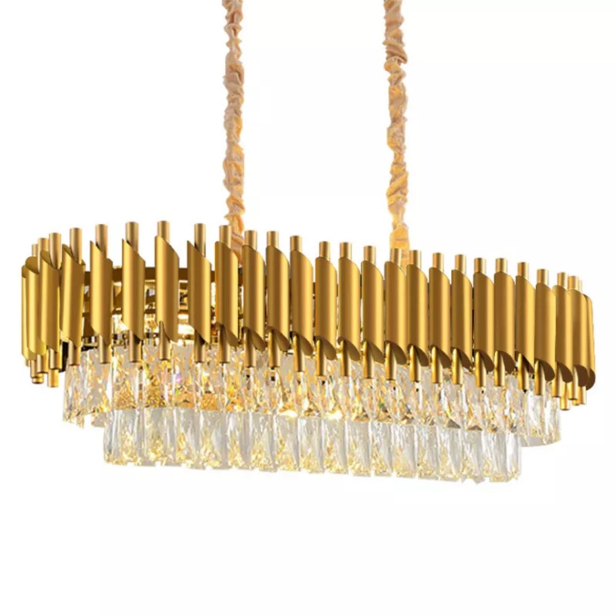 LUSTRE "FERRARA" OVALE GOLD