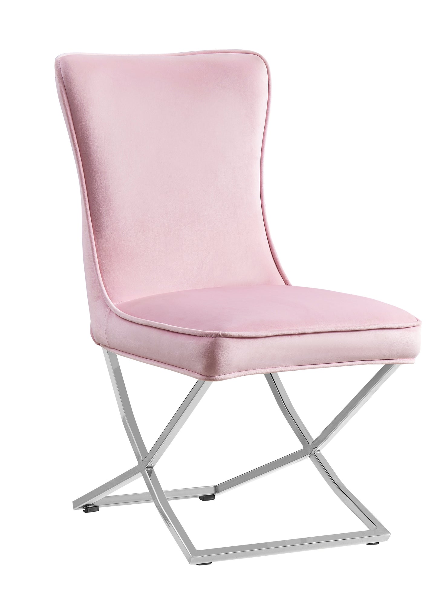 LOT DE 2 CHAISES "GABRIELLE" ROSE