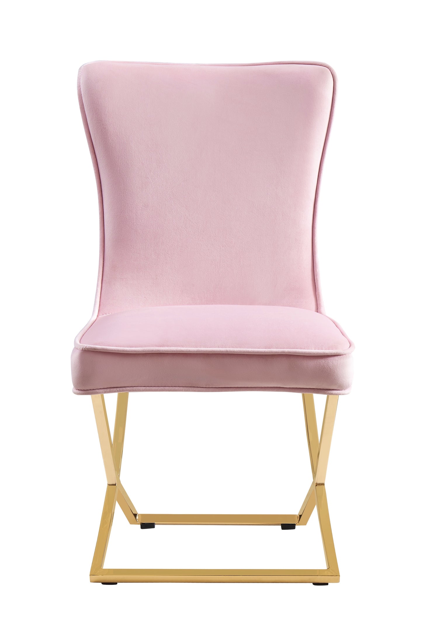 LOT DE 2 CHAISES "GABRIELLE" ROSE