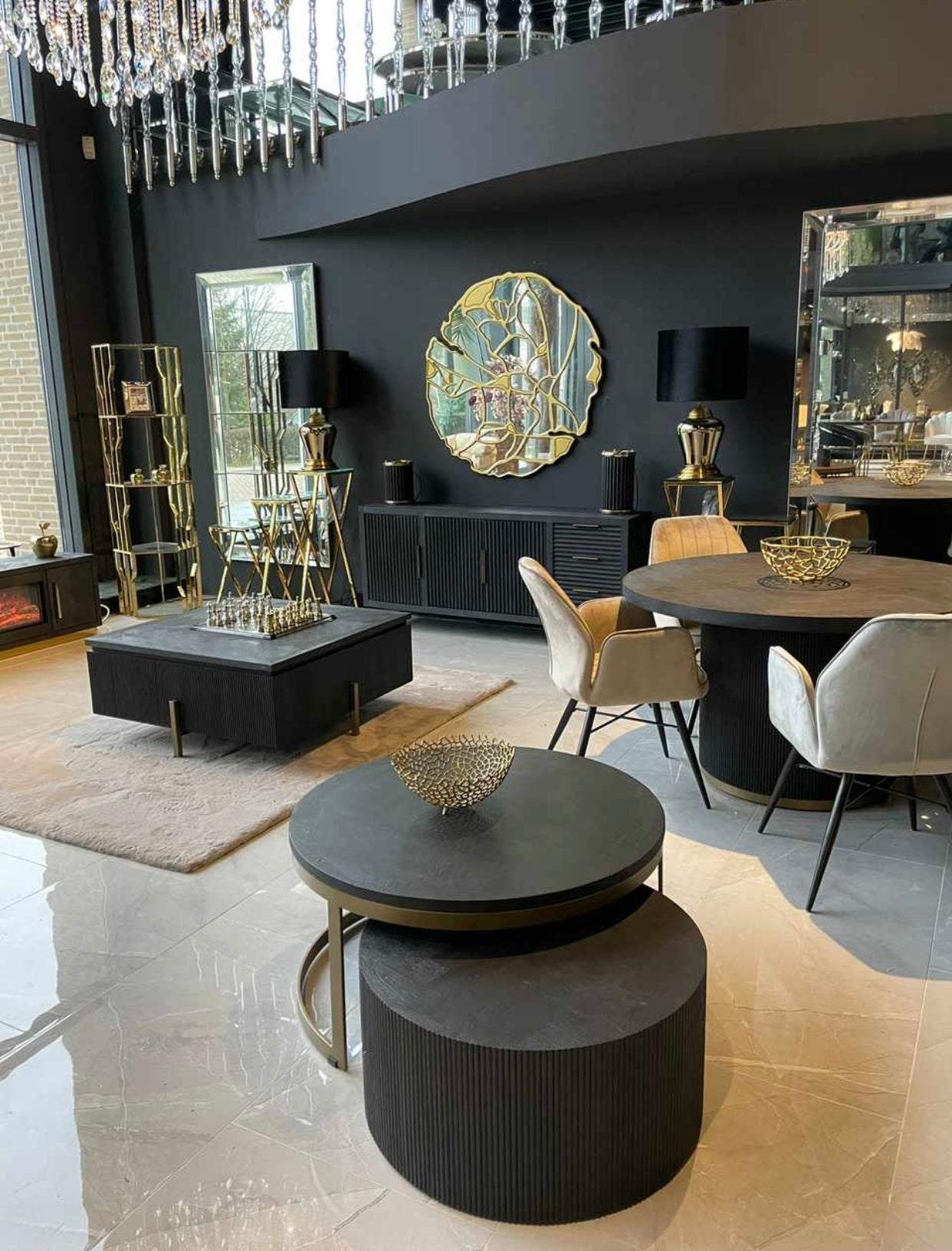 MIROIR ROND "EPOXY"
