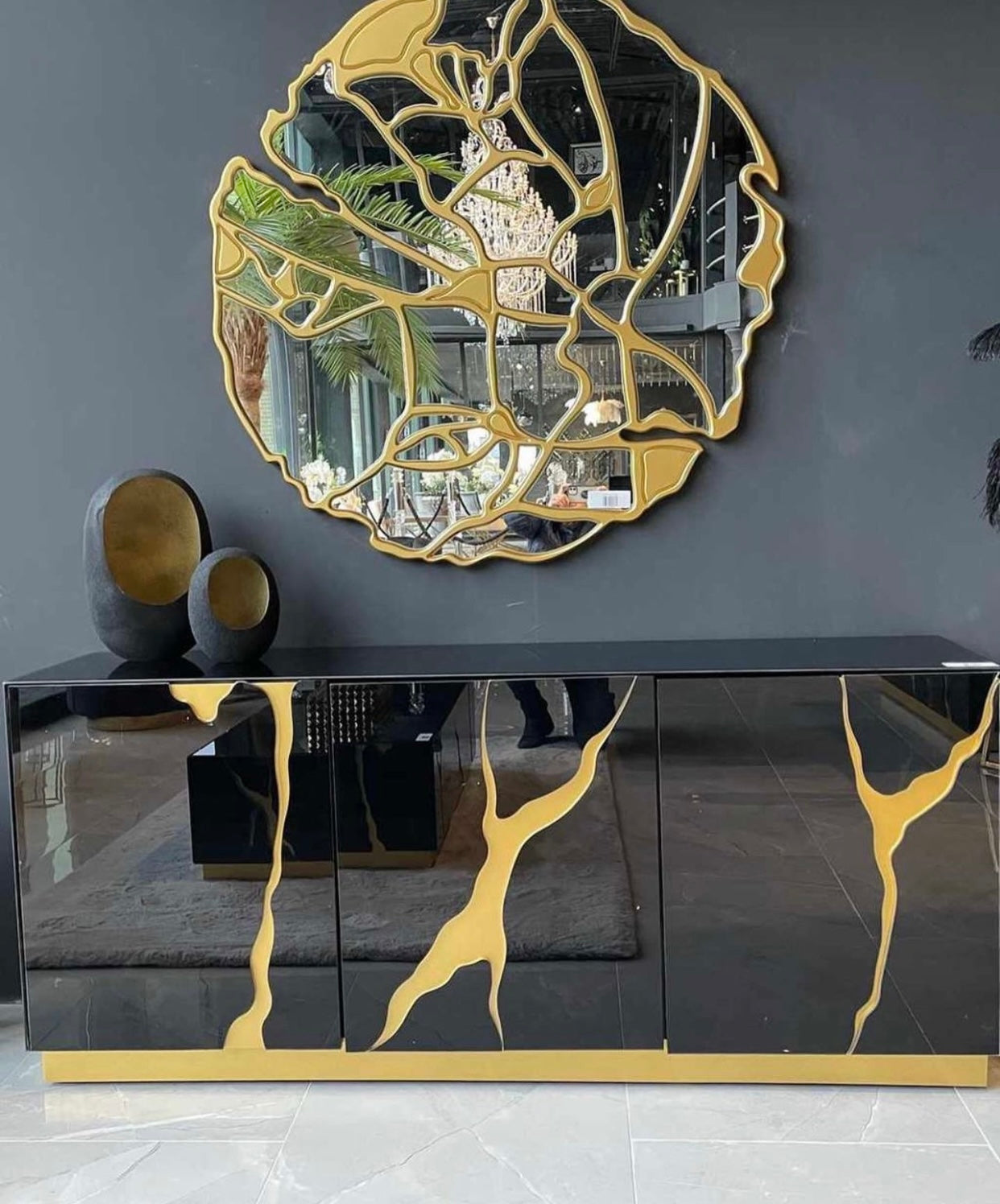 MIROIR ROND "EPOXY"