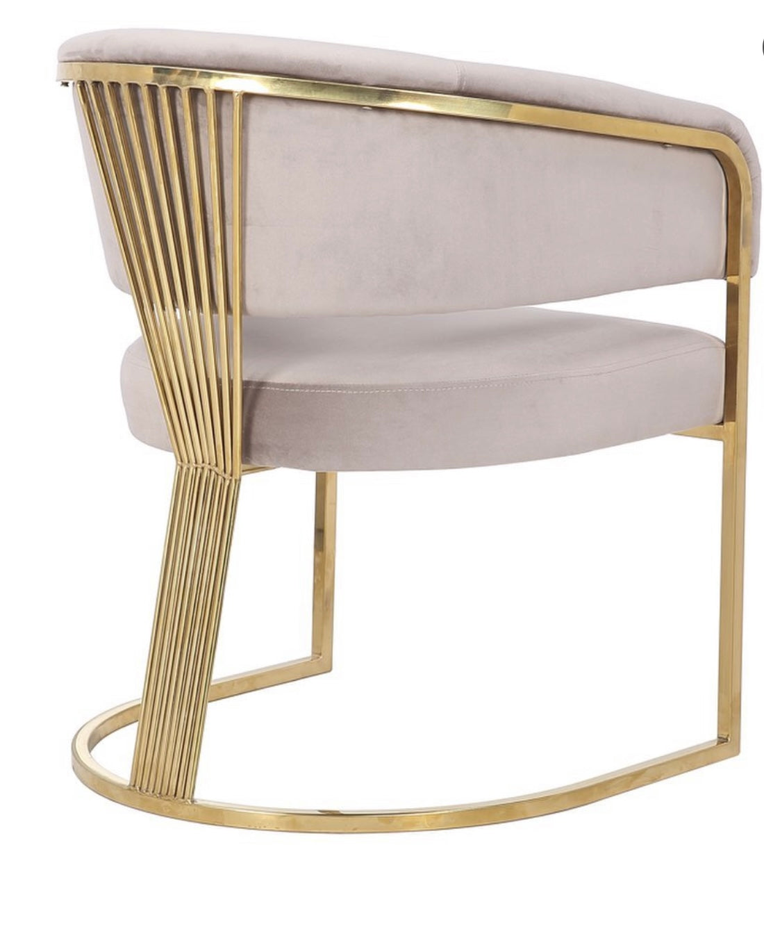 LOT DE 2 CHAISES "BRITANY » DORÉ OU ARGENTÉ