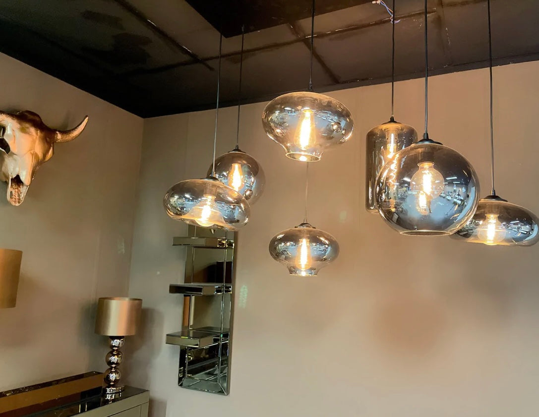 LUSTRE "AVA" ARGENT