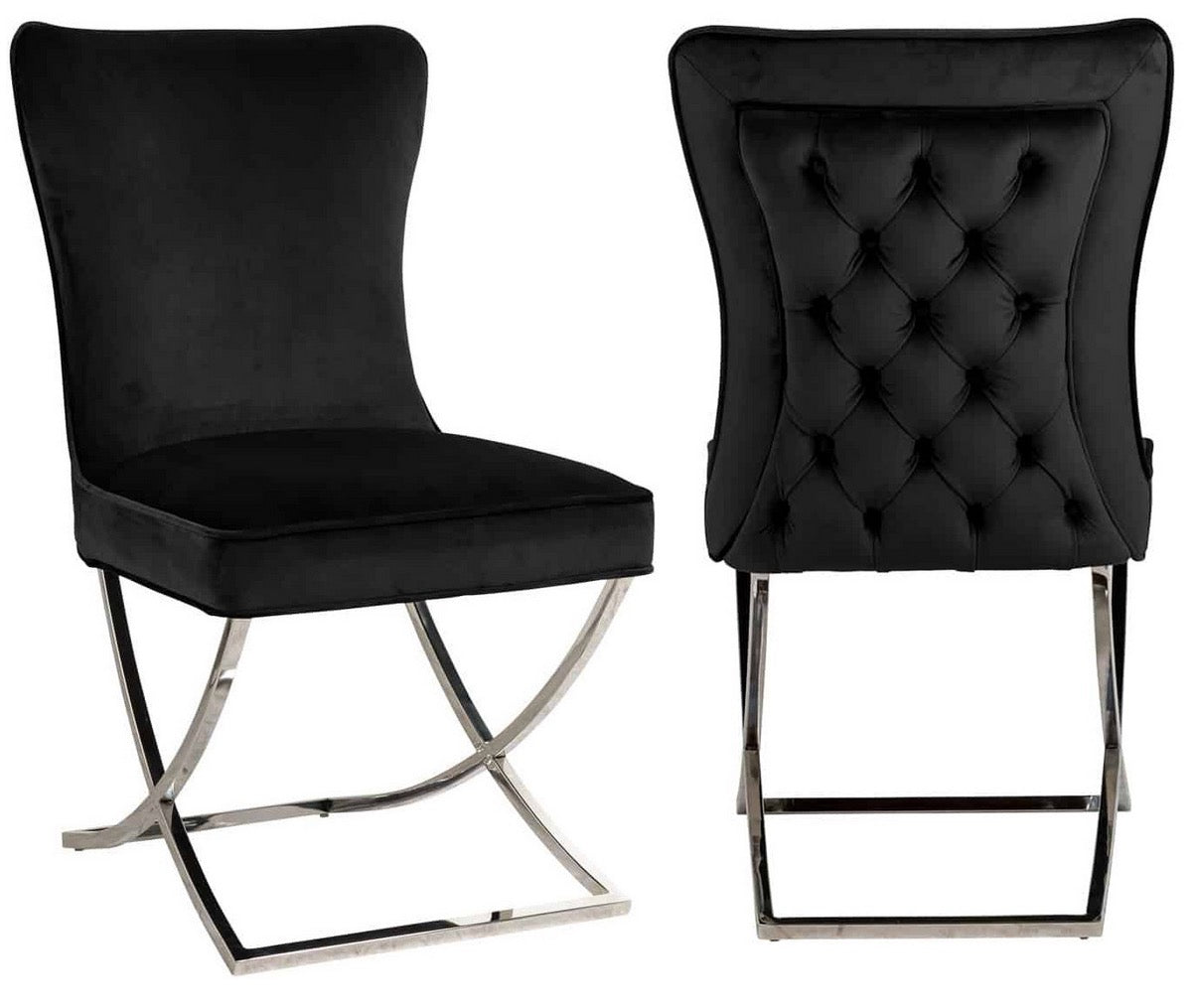 LOT DE 2 CHAISES "GABRIELLE"