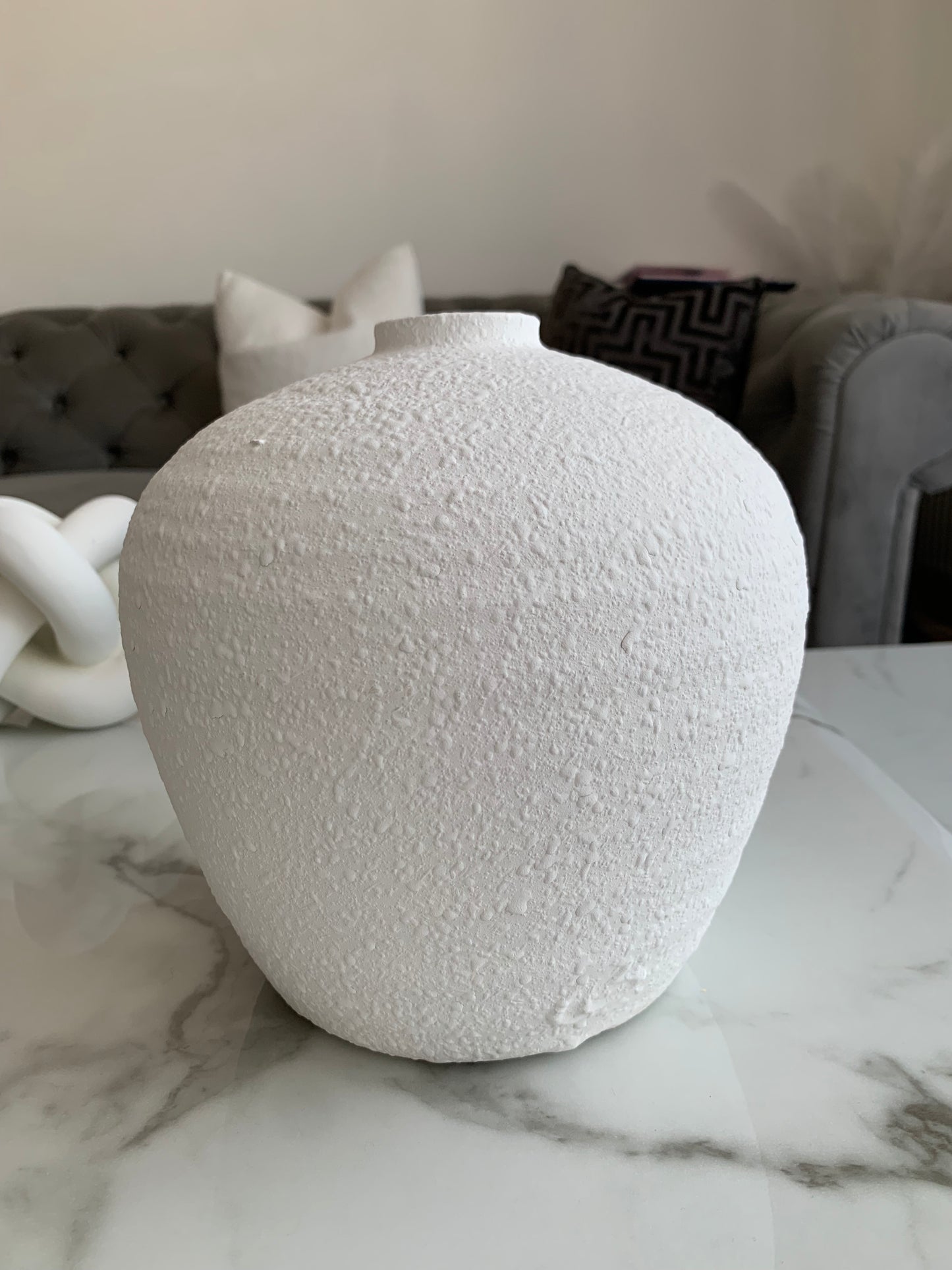 VASE "CATIA" BLANC
