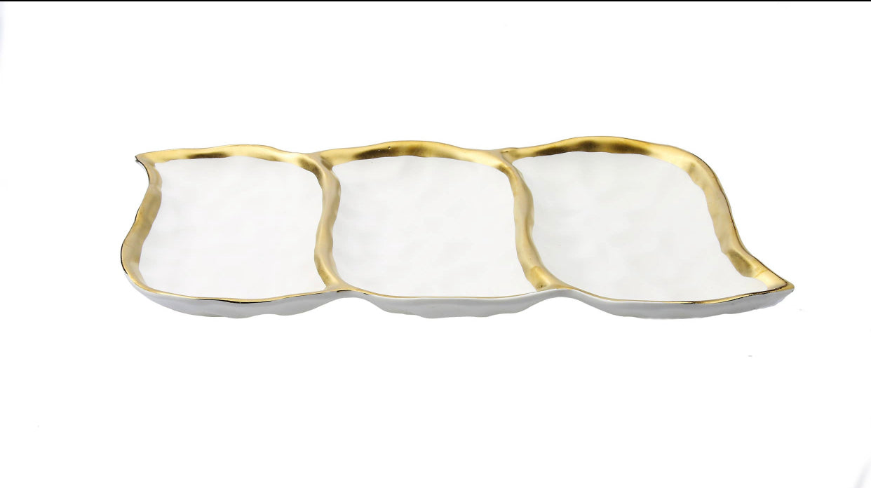 PLAT EN PORCELAINE « FARAH »