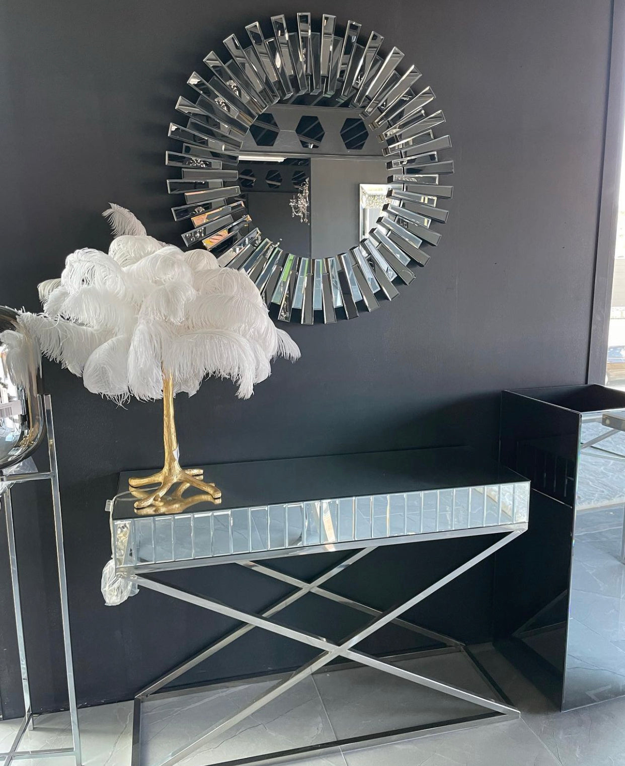 CONSOLE « OSLO » MIROIR
