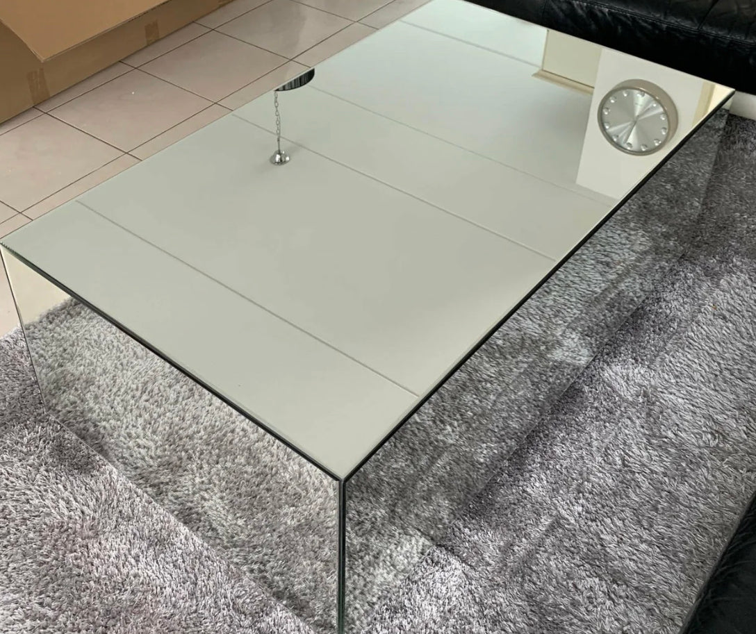 TABLE BASSE MIROIR « RACHEL »