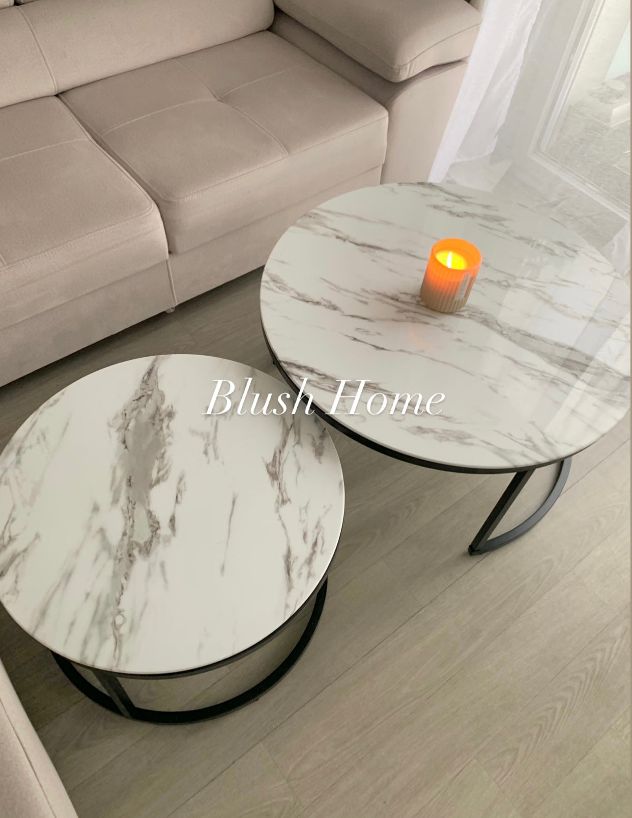 TABLE BASSE GIGOGNE MARBRÉ