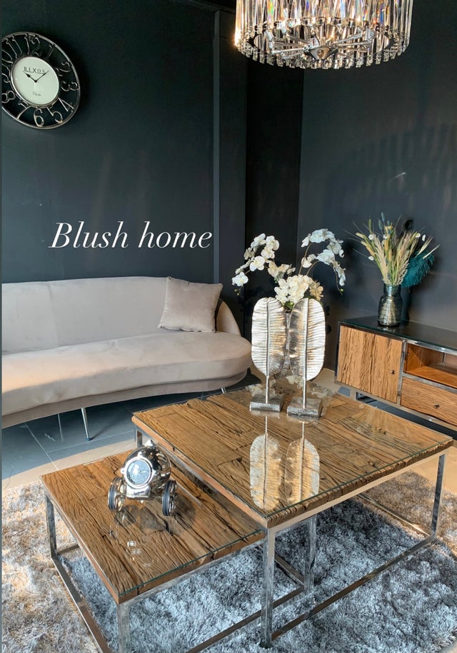 TABLE BASSE "SASSY" BOIS BRUT