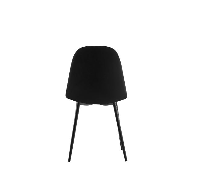 LOT DE CHAISES "SCANDINAVE" BLACK