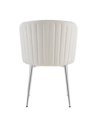 LOT DE 2 CHAISES "DIANA" GOLD OU SILVER