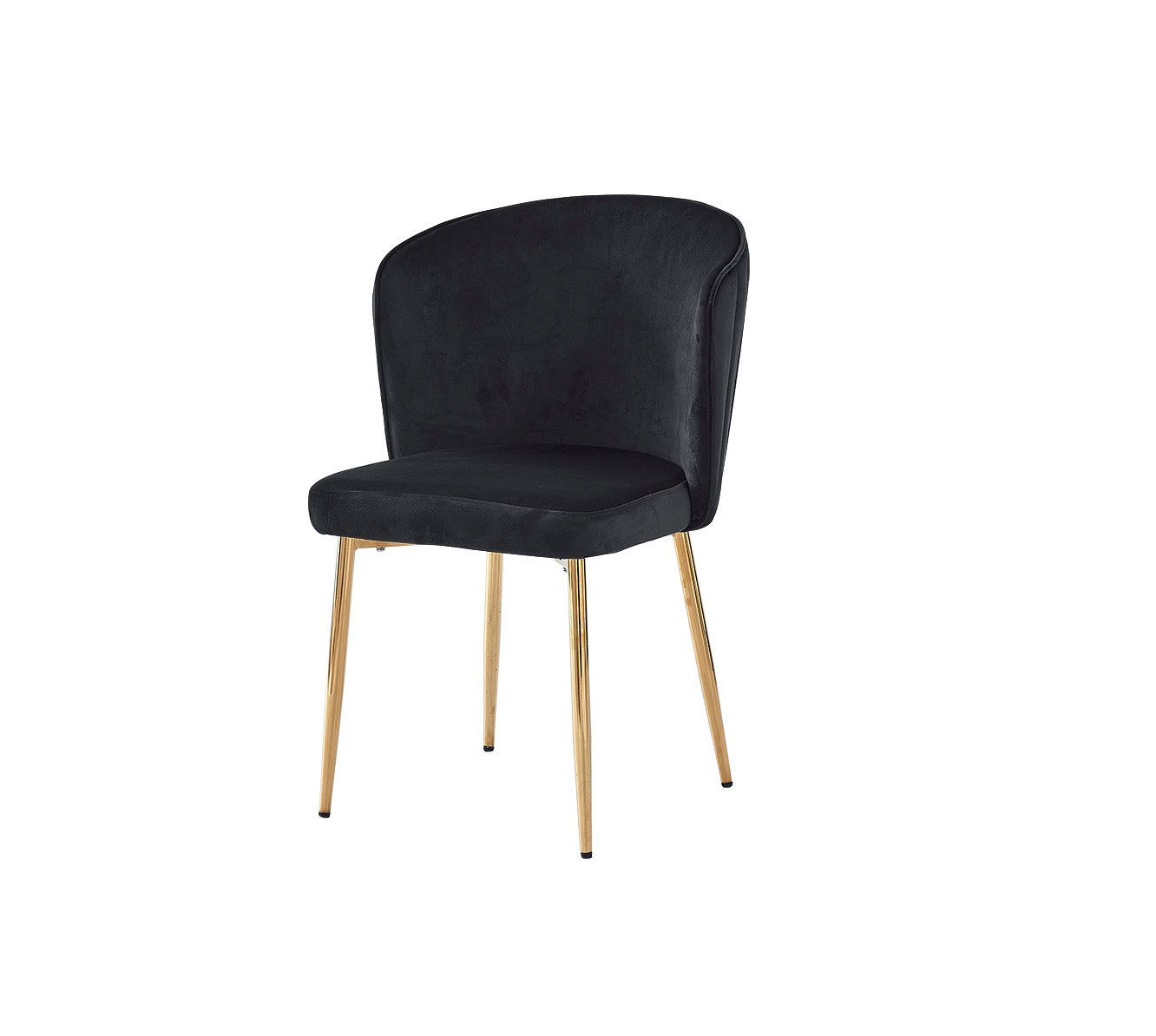 LOT DE 2 CHAISES "DIANA" GOLD OU SILVER