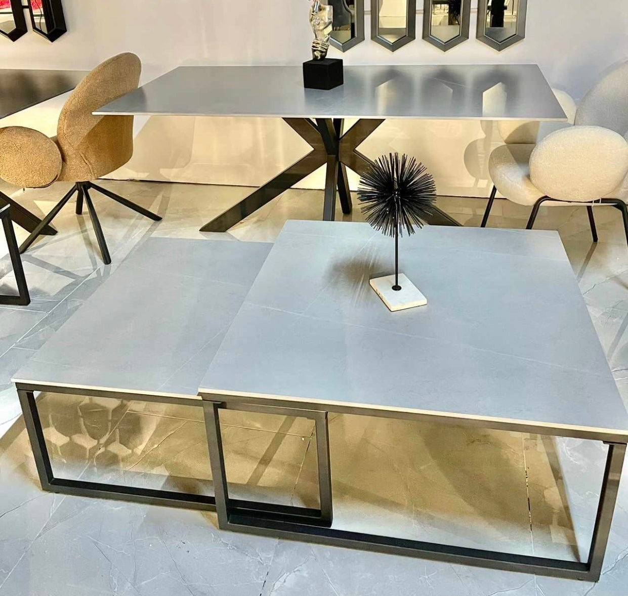 TABLE BASSE "SASSY" MARBRE