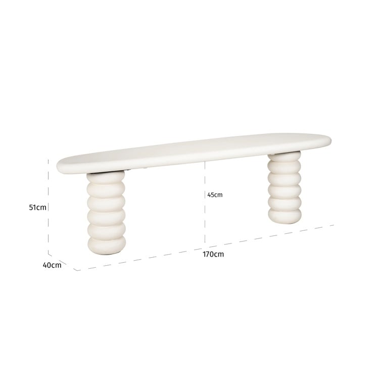 MEUBLE TV "WHITE " RICHMOND INTERIORS