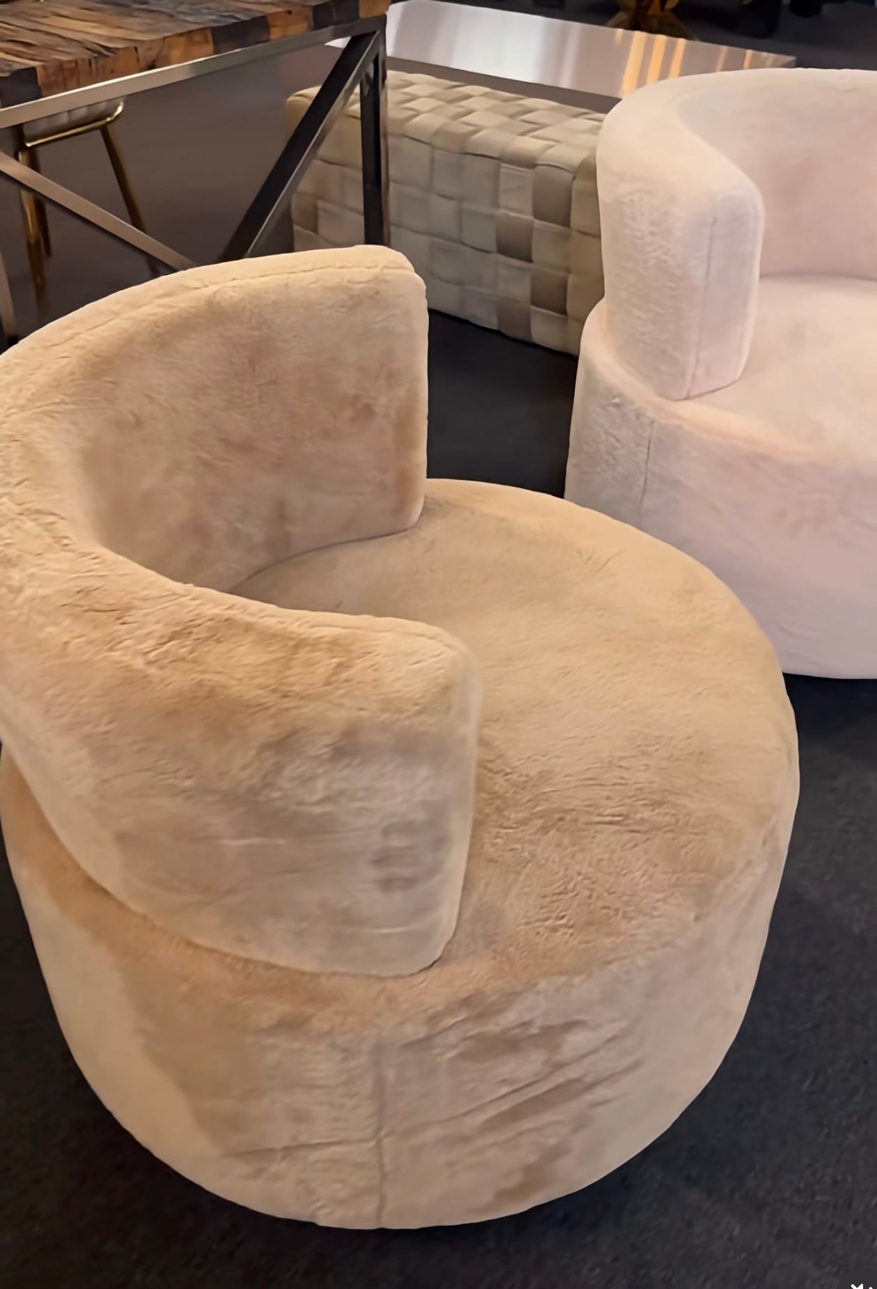 FAUTEUIL « LAZY » VELOURS