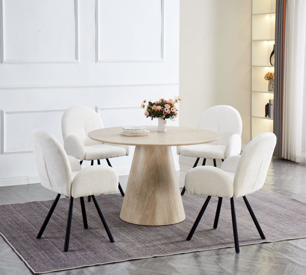 TABLE À MANGER «OPHELIA »BEIGE