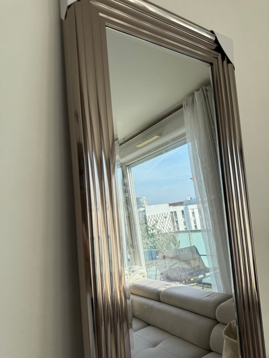 MIROIR « ANATOL » DORÉ OU ARGENTÉ