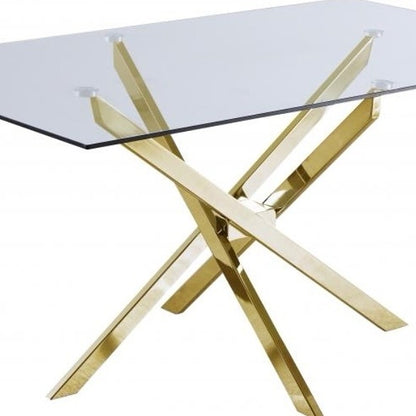 TABLE À MANGER "JESSICA" VERRE