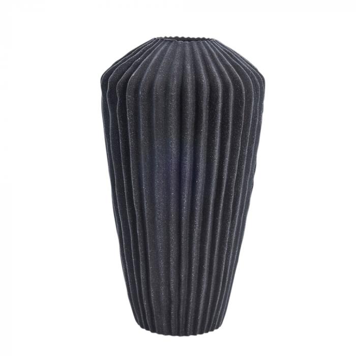 VASE "SUSIA" GRIS FONCÉ